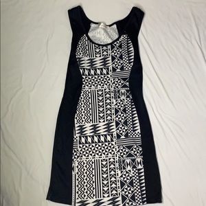 Black and white  dress